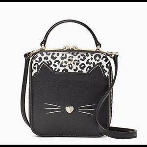 Kate Spade Cat Daisy vanity cross body MEOW